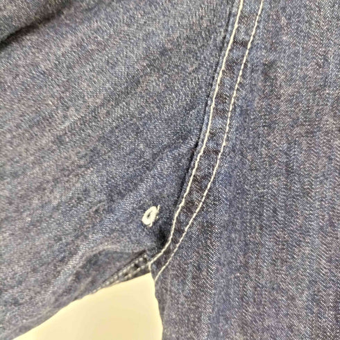 クラクトワークス Cluct Works 日本製 ピンタック デニム シャツ メンズ JPN:L